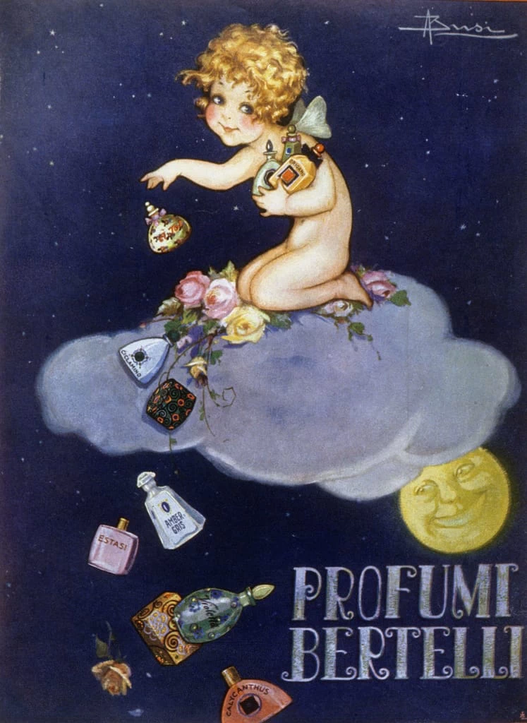 Pubblicità dei profumi Bertelli